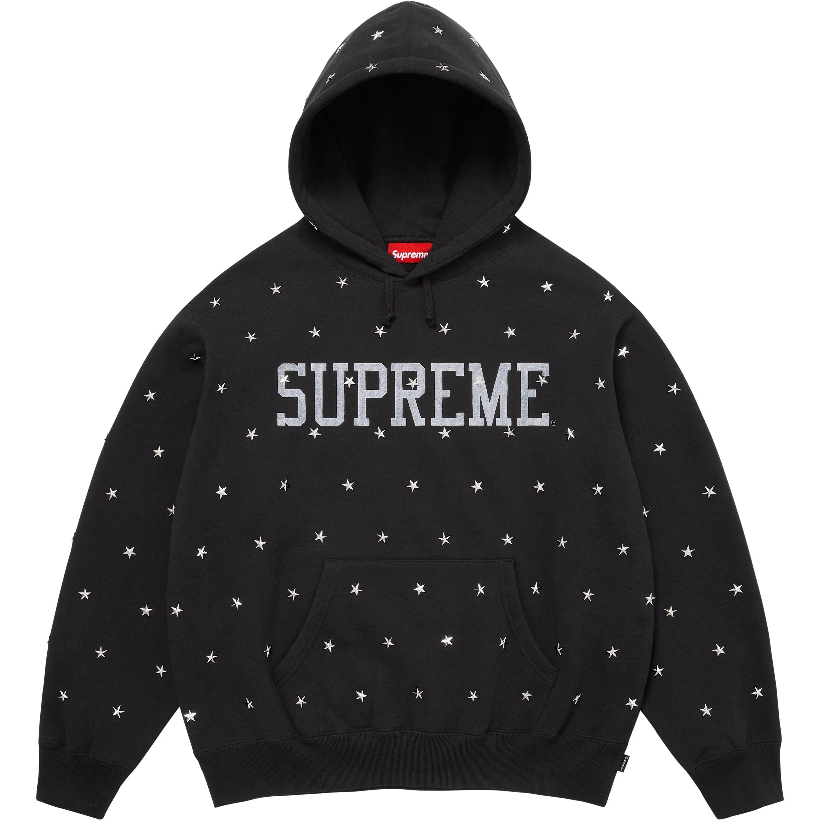 Stars Studded Hooded Sweatshirt view 7